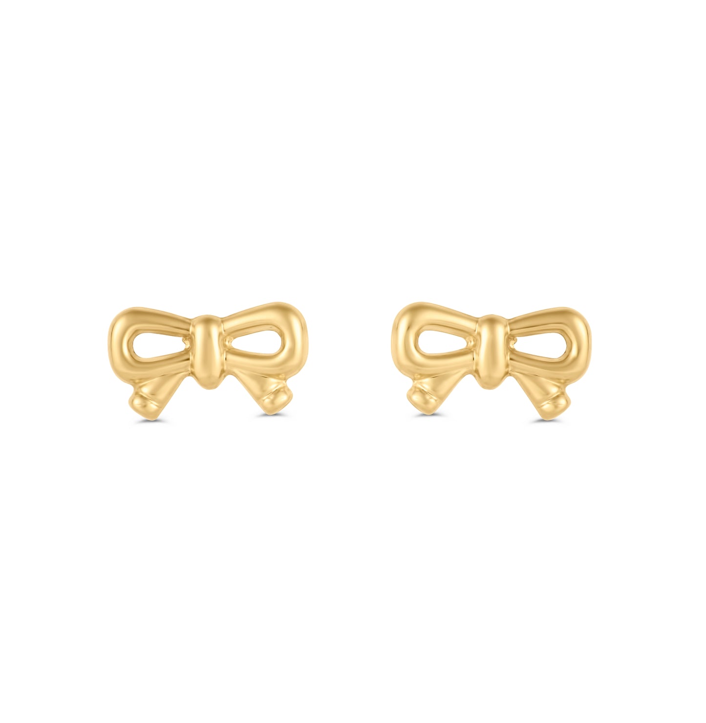 Ribbon Stud Earrings