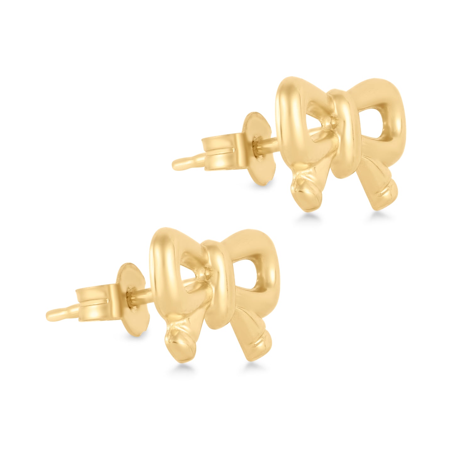 Ribbon Stud Earrings