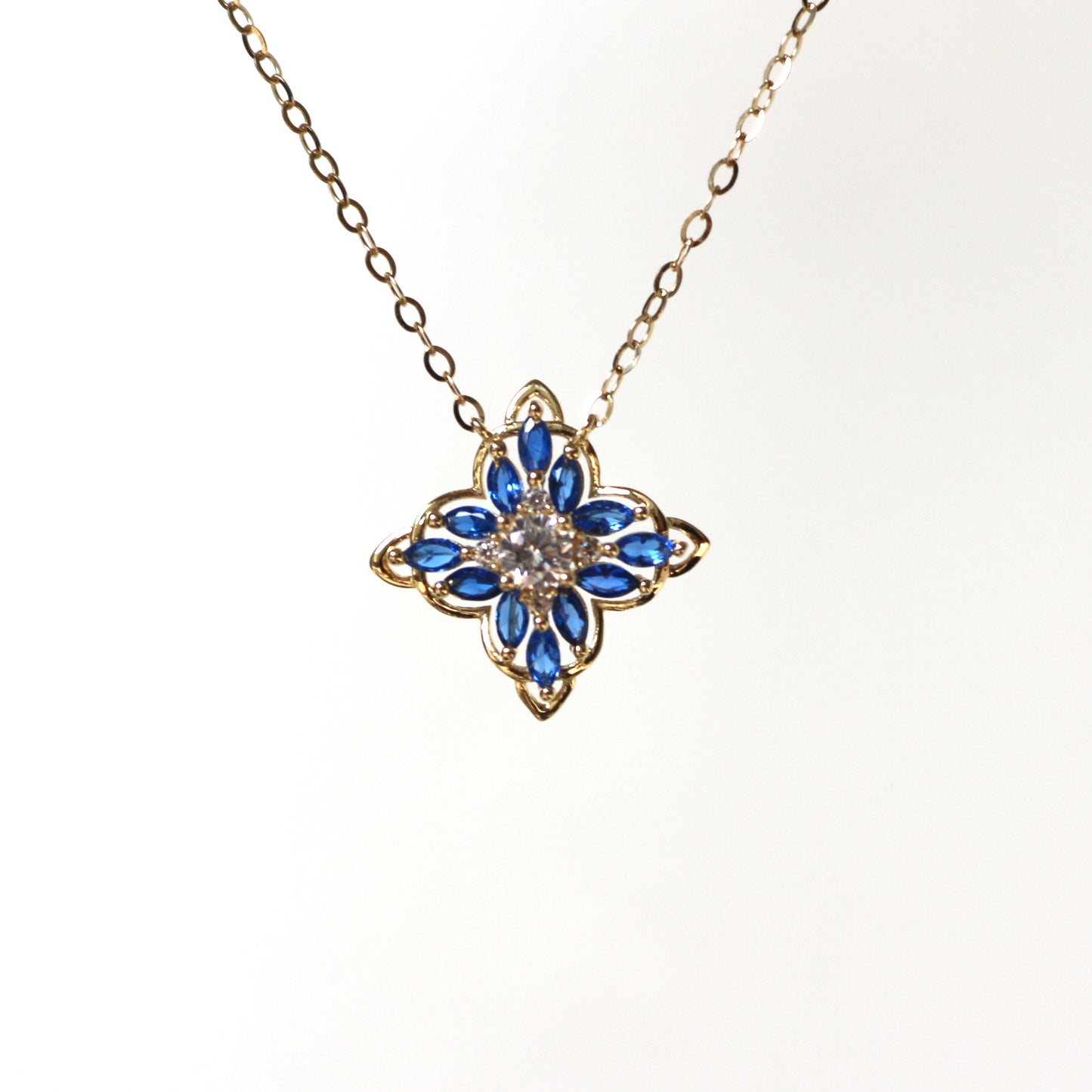 Royal Bloom Pendant Necklace