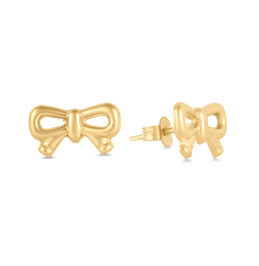 Ribbon Stud Earrings