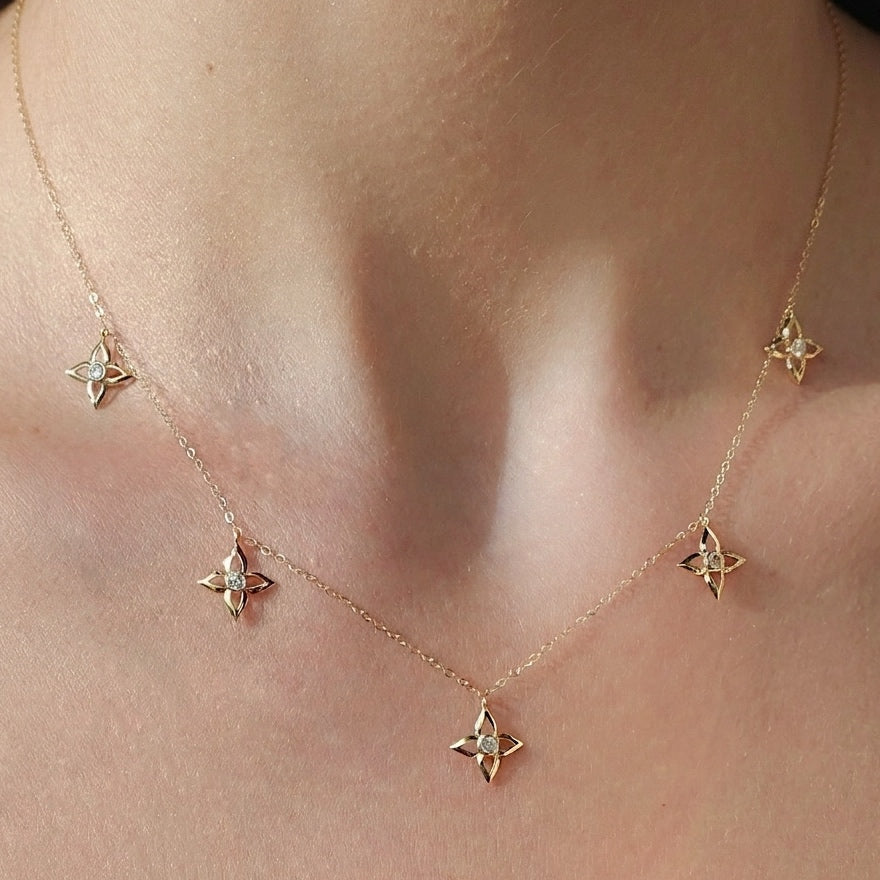 Garden Charm Multi-motif Necklace