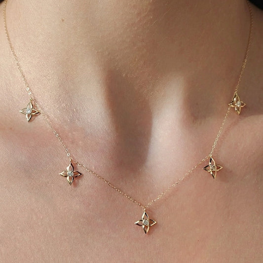 Garden Charm Multi-motif Necklace