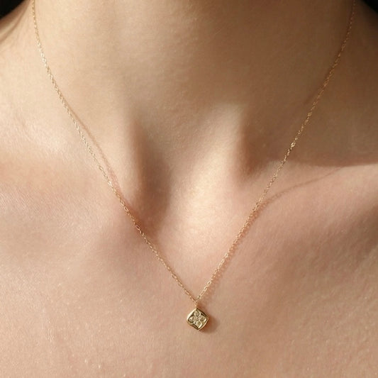 Framed Flower Necklace