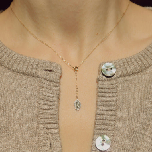 Necklace with Radiant Zircon Accents